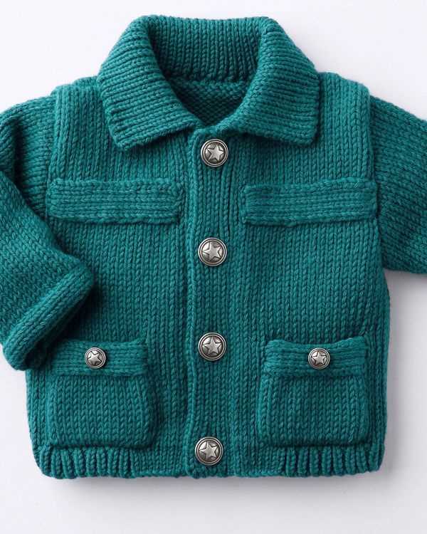 0-3 month cardigan knitting pattern