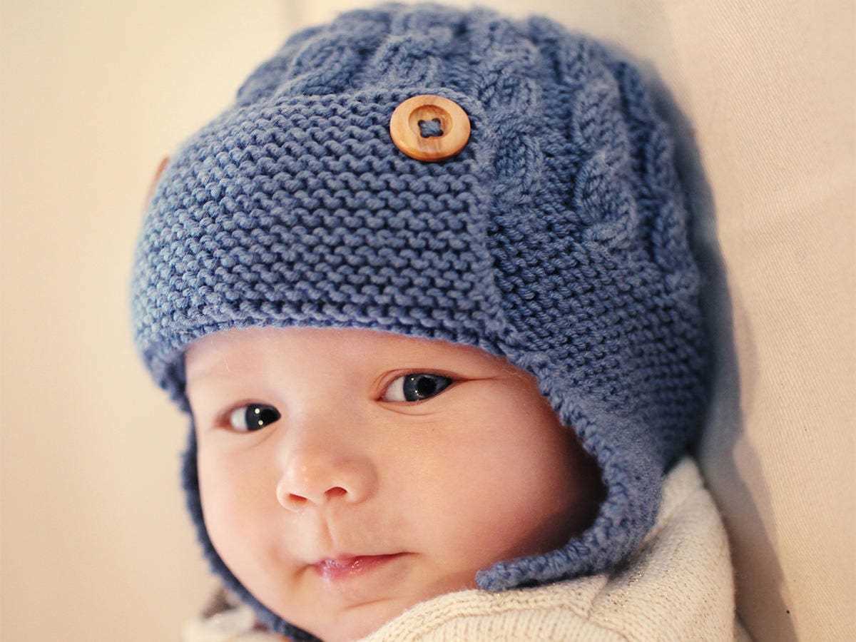 0 3 month knit hat pattern