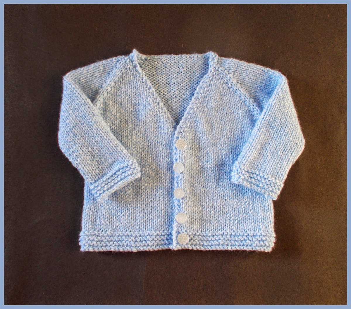 0-3 month cardigan knitting pattern