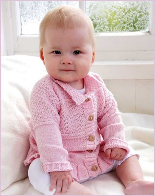 0-3 month cardigan knitting pattern