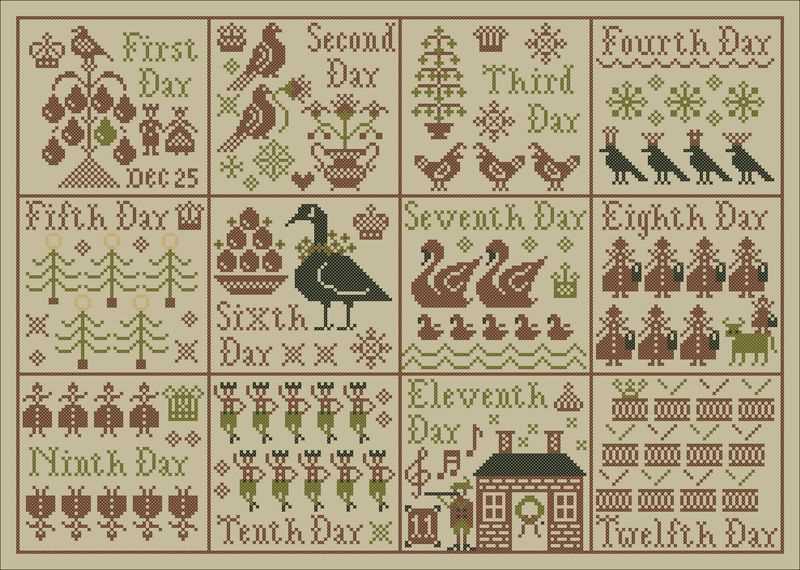 12 days of christmas knitting pattern free