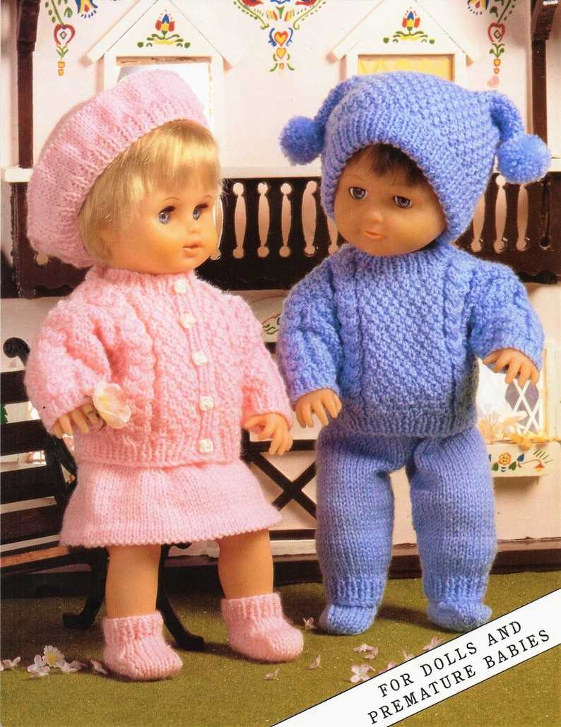 12 inch doll clothes knitting patterns free