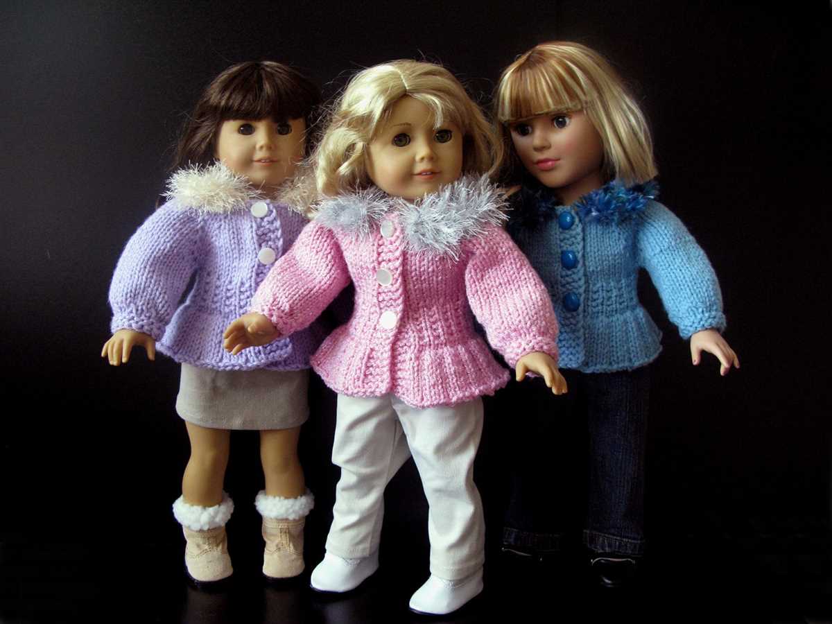 18 inch doll knitting patterns