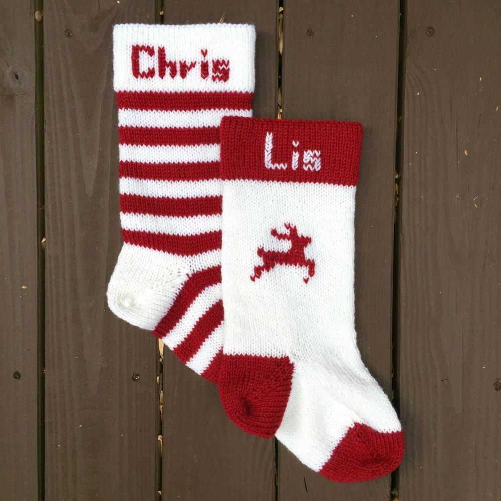 1945 christmas stocking knitting pattern