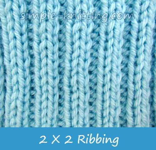 1x1 rib knit hat pattern