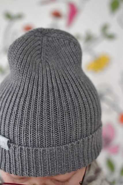 1x1 rib knit hat pattern