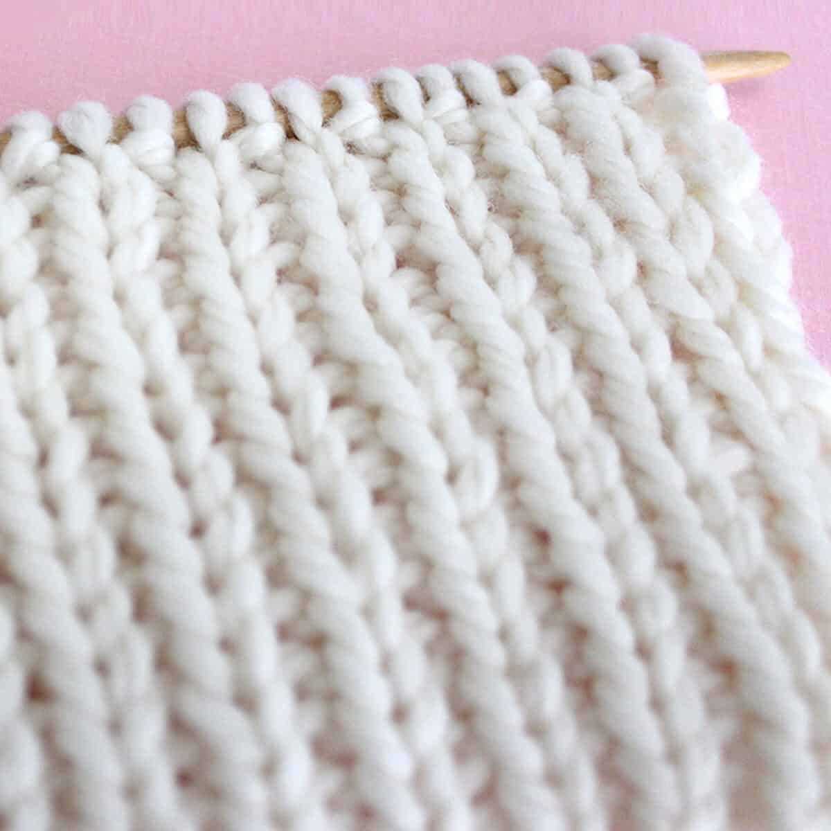 1x1 rib knit hat pattern