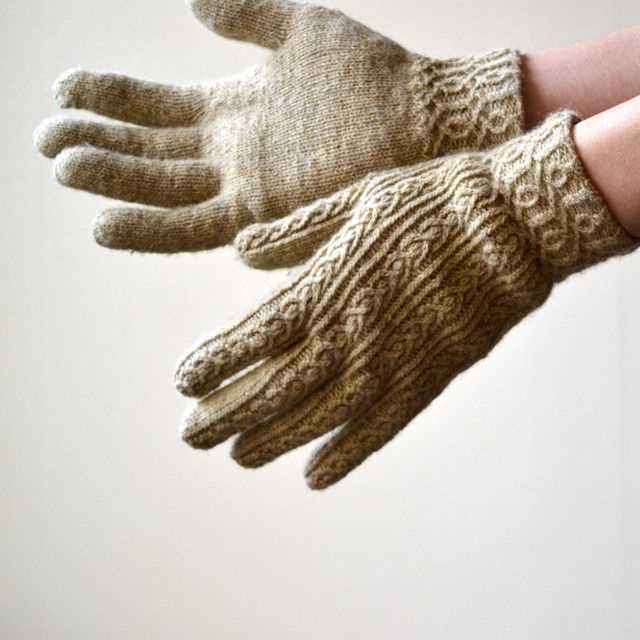 2 needle gloves knitting pattern