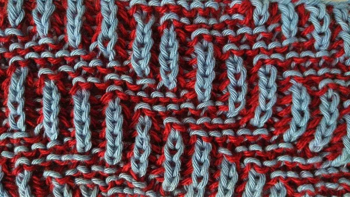 2 color knitting patterns