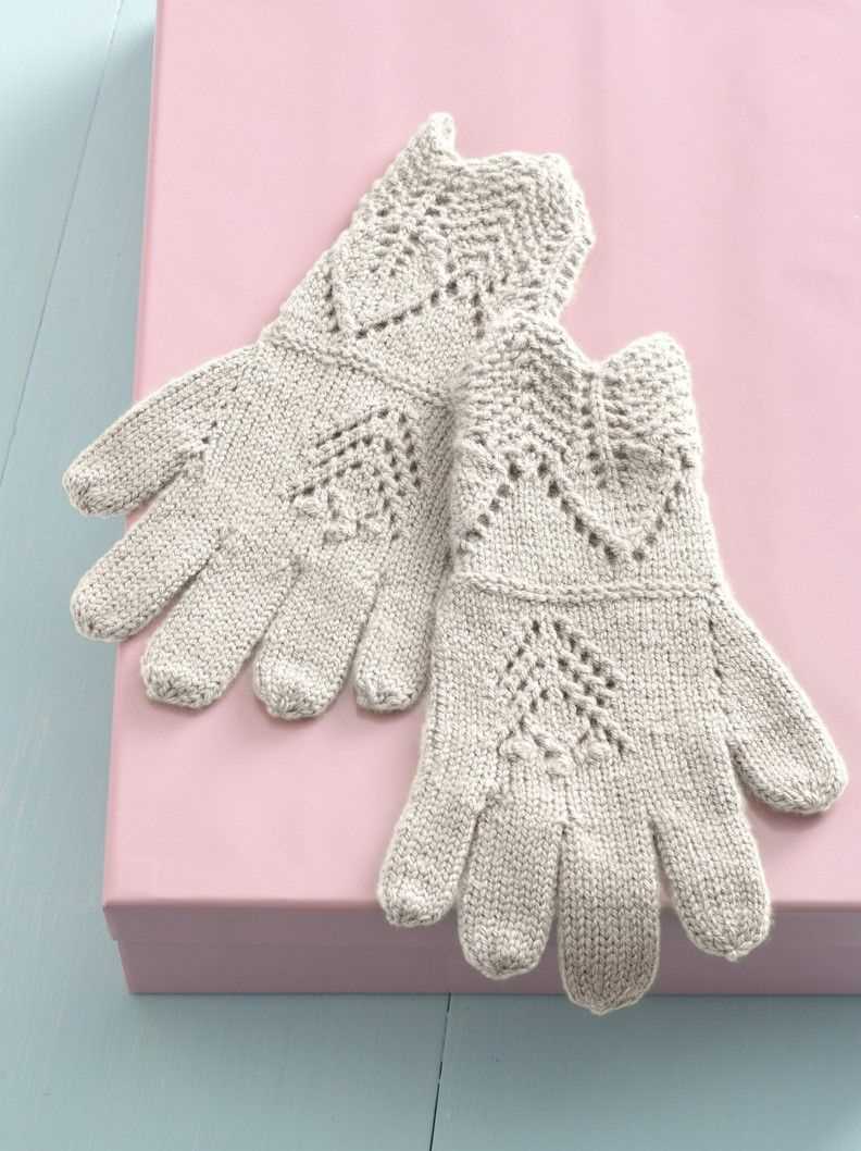 2 needle gloves knitting pattern