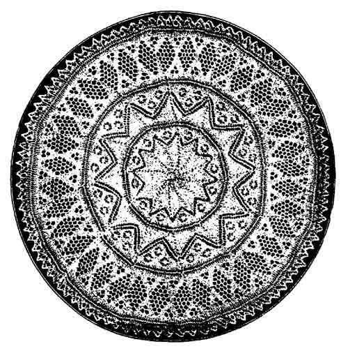2 needle knitted doily patterns
