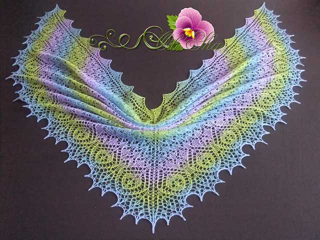 2 ply shawl knitting patterns free