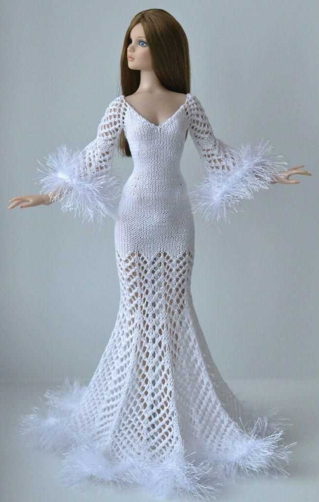 Knitted barbie doll dress patterns