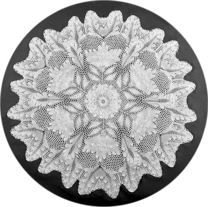 Lace knitting patterns in the round