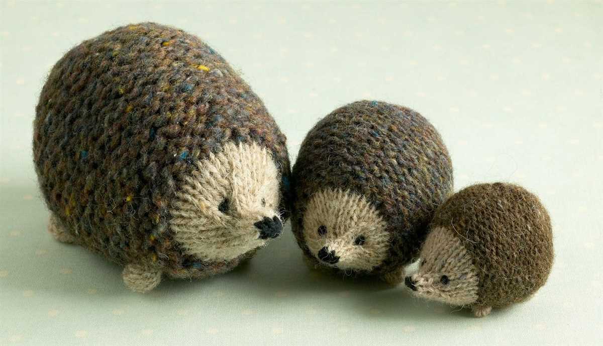 Hedgehog knitting pattern king cole