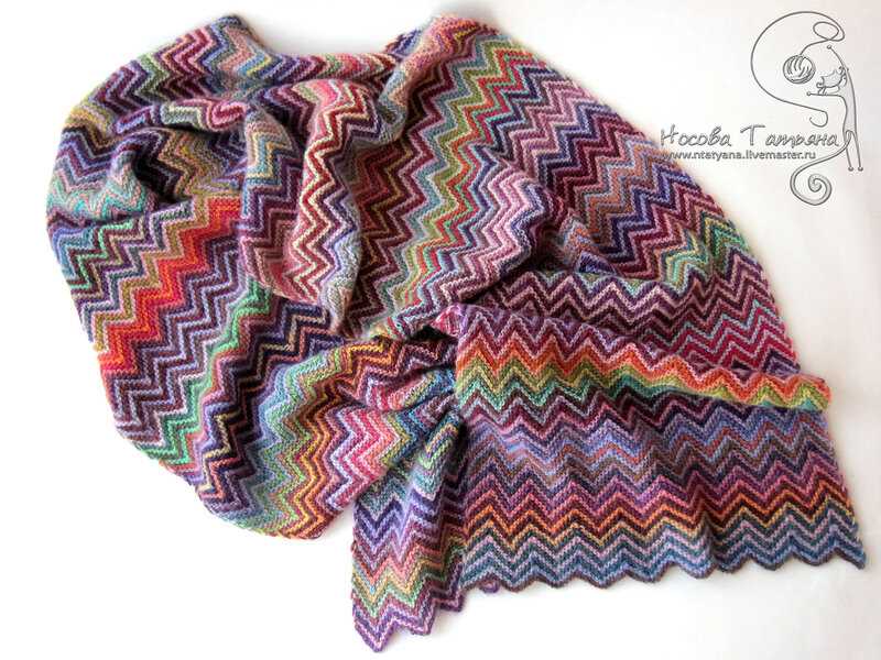 Missoni scarf knitting pattern