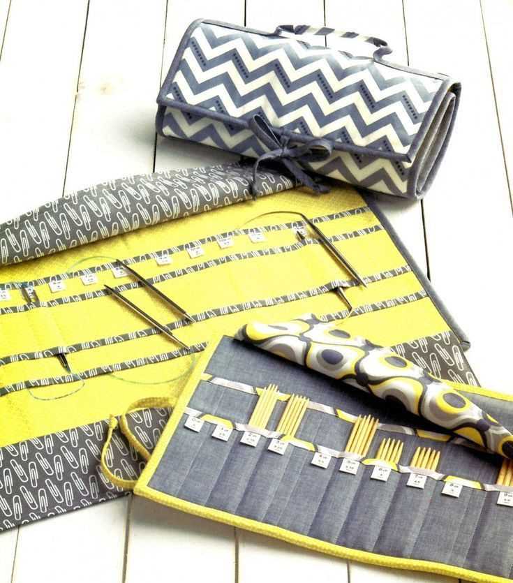 Knitting needle holder sewing pattern