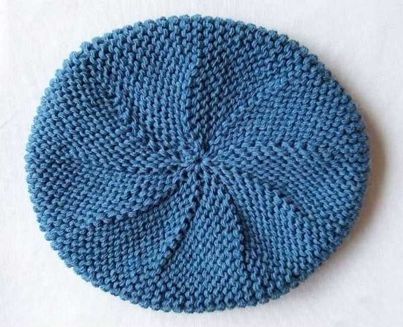 Rectangle knit hat pattern