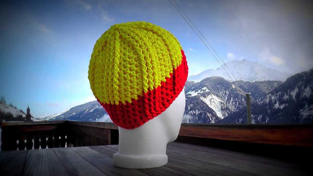 Beginner knitted hat pattern