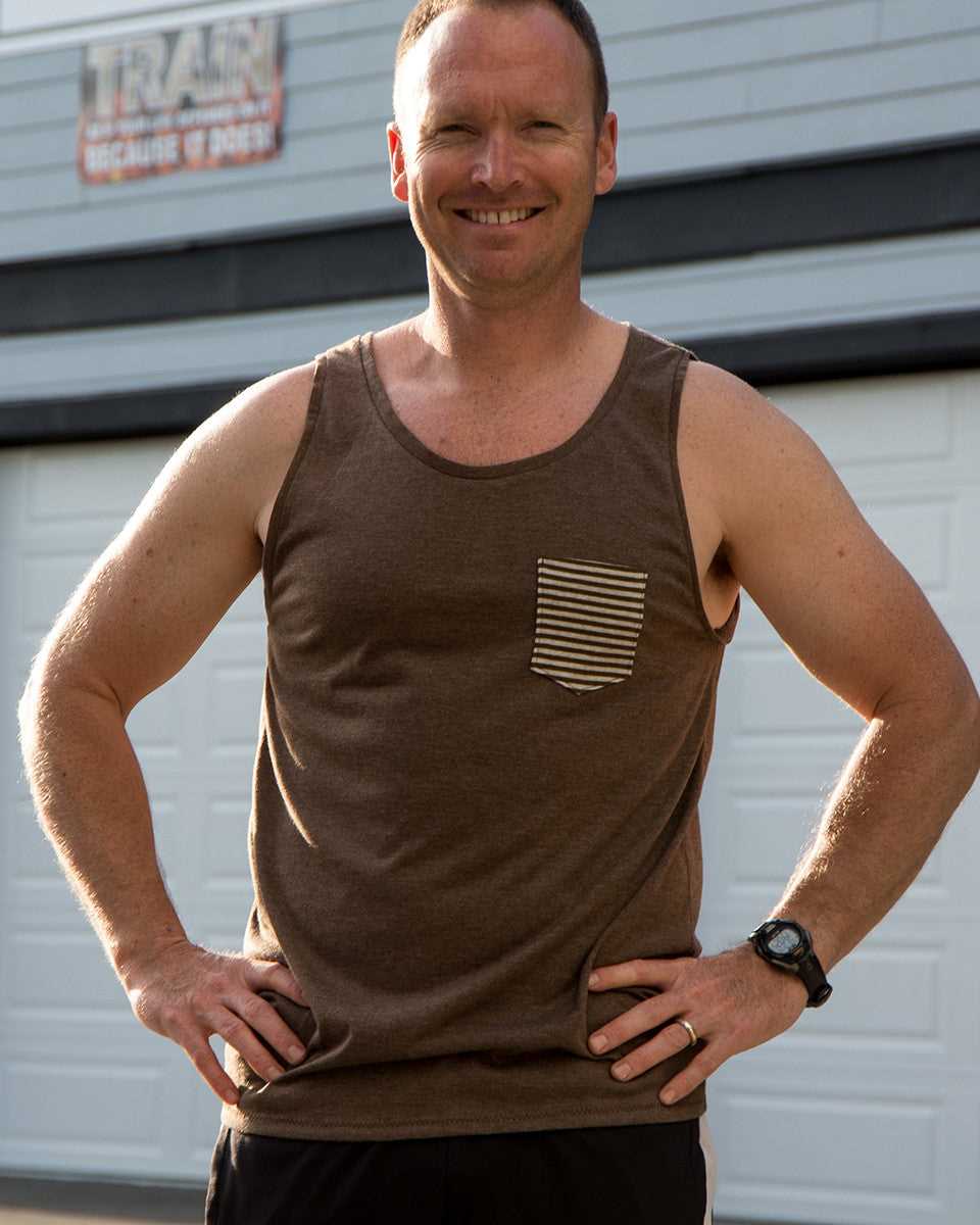 Men's knitted tank top pattern
