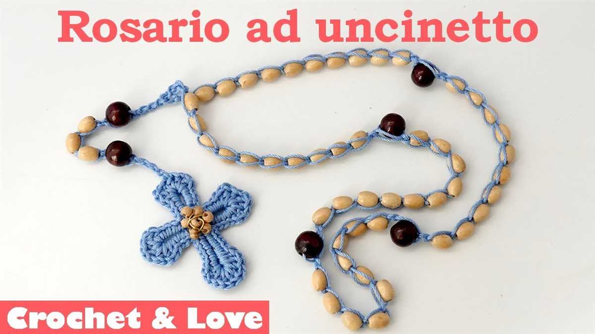 Knit rosary pattern