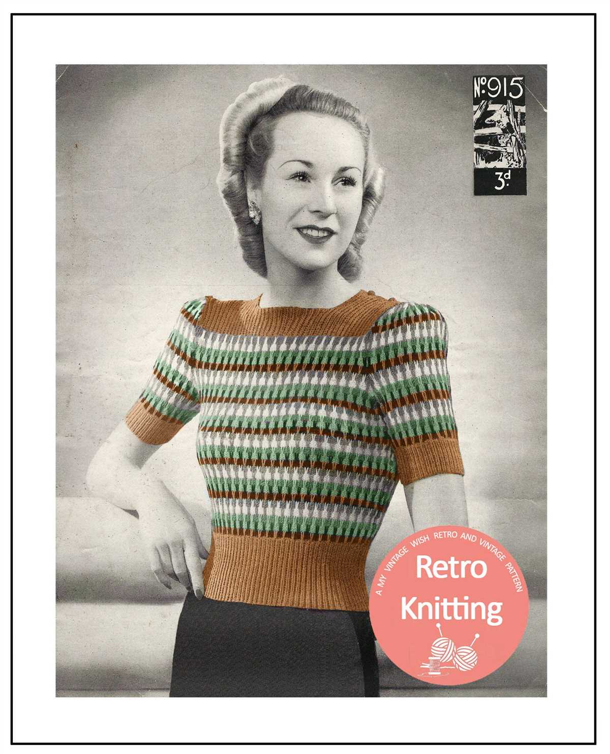 Free ladies sleeveless jumper knitting pattern