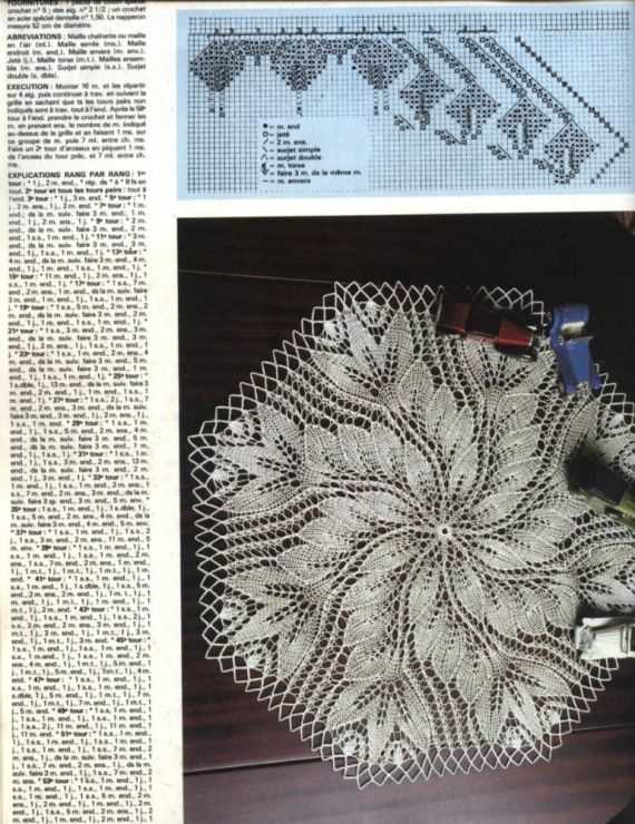 Tablecloth knitting pattern