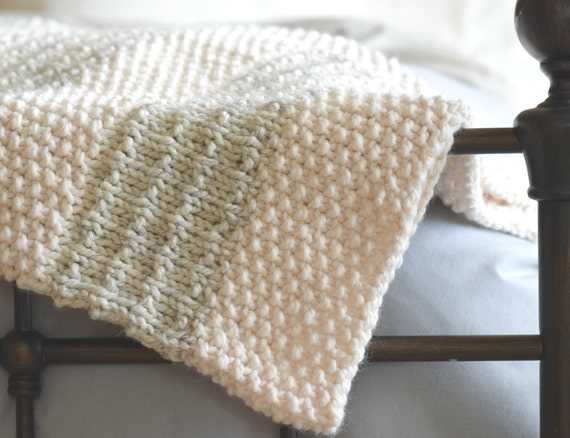 Heirloom knit blanket pattern