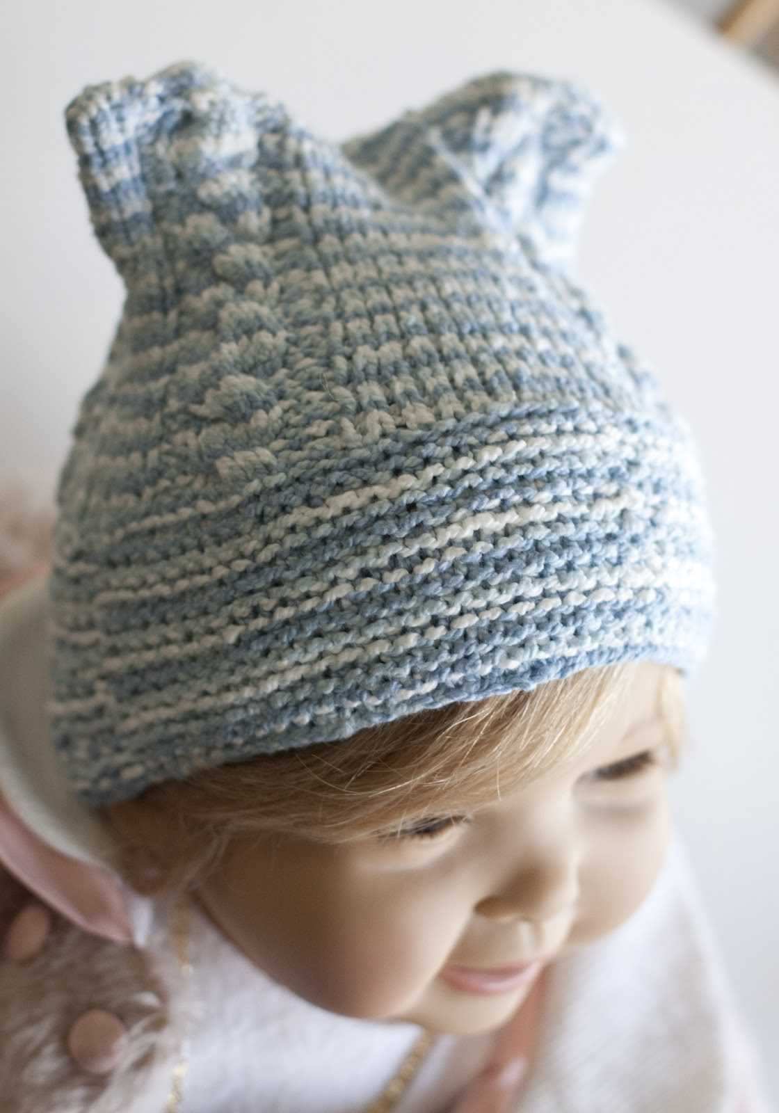 Baby bucket hat knitting pattern
