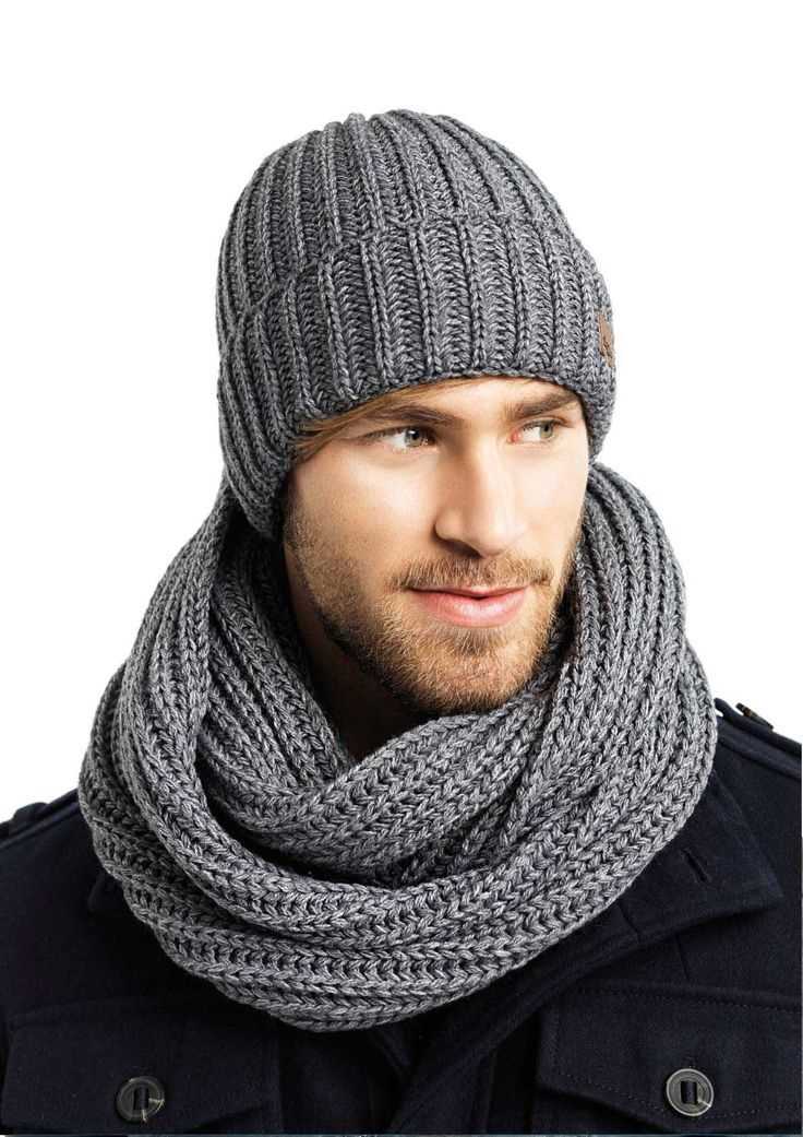 Mens scarf knit pattern