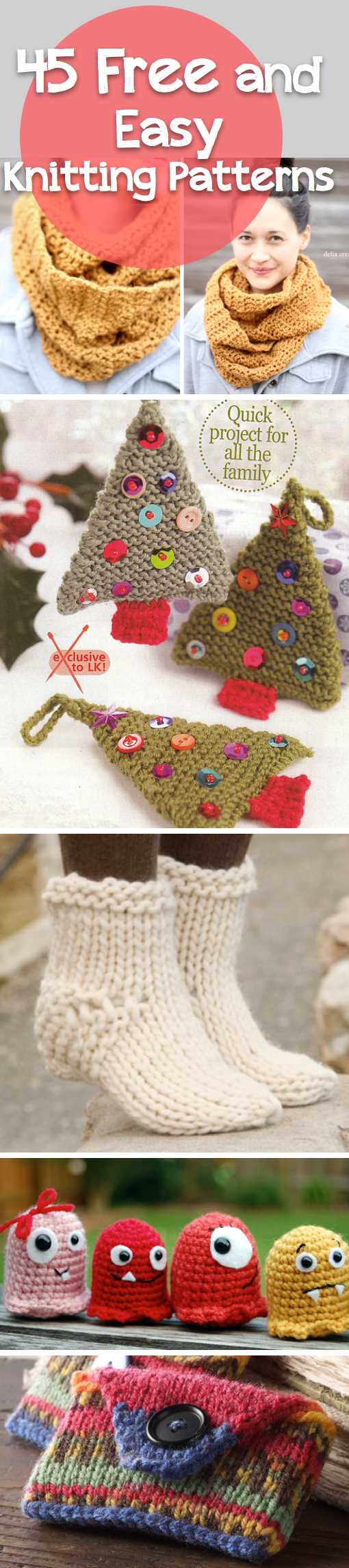 Easy knitting patterns for christmas gifts