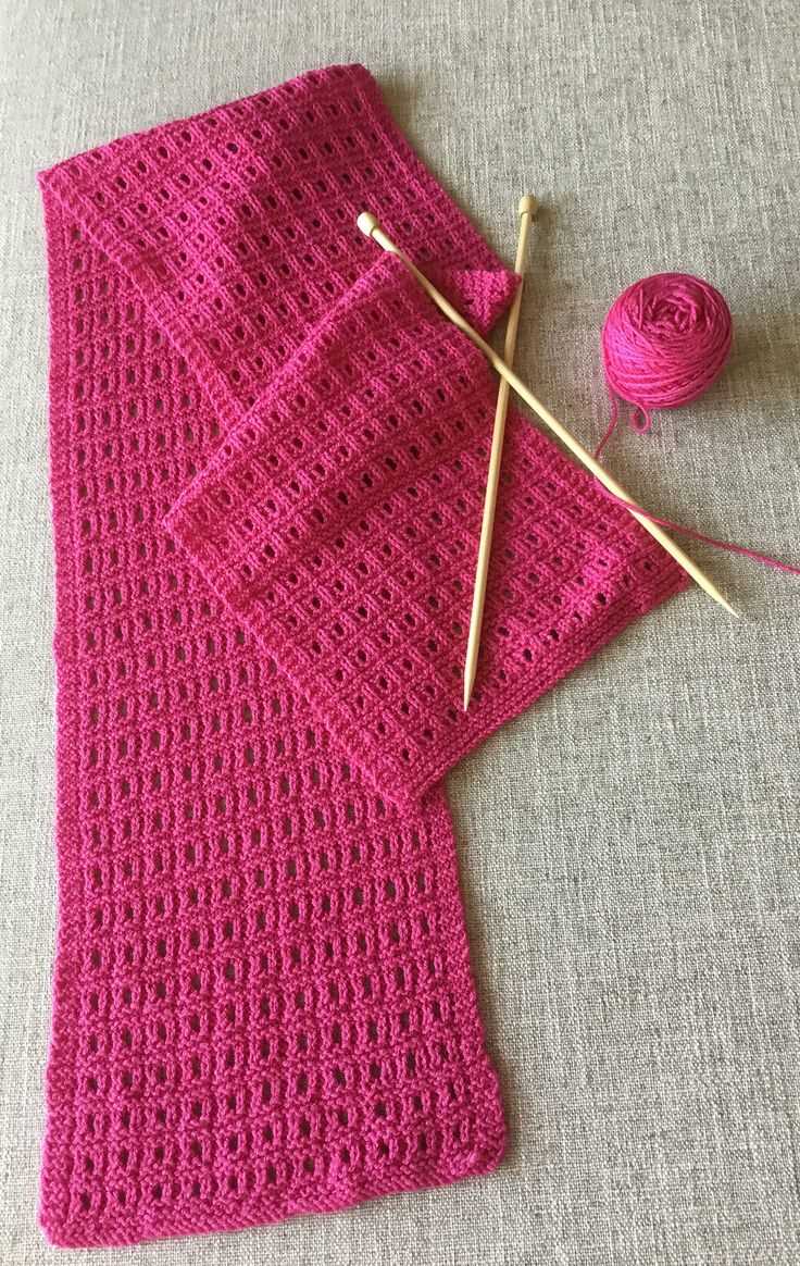 Easy free scarf knitting patterns