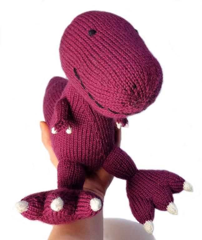 Easy dinosaur knitting pattern
