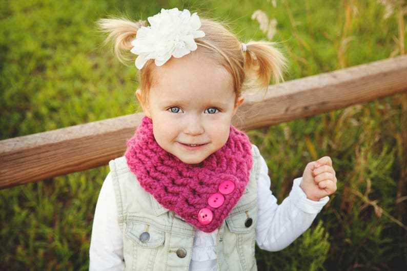 Childrens chunky scarf knitting pattern