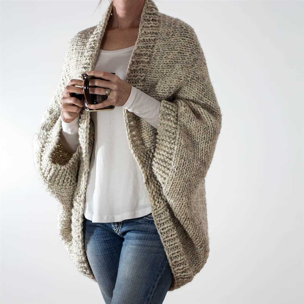 Knitted pattern cardigan