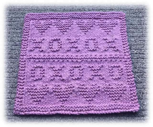 Ravelry free knit dishcloth pattern