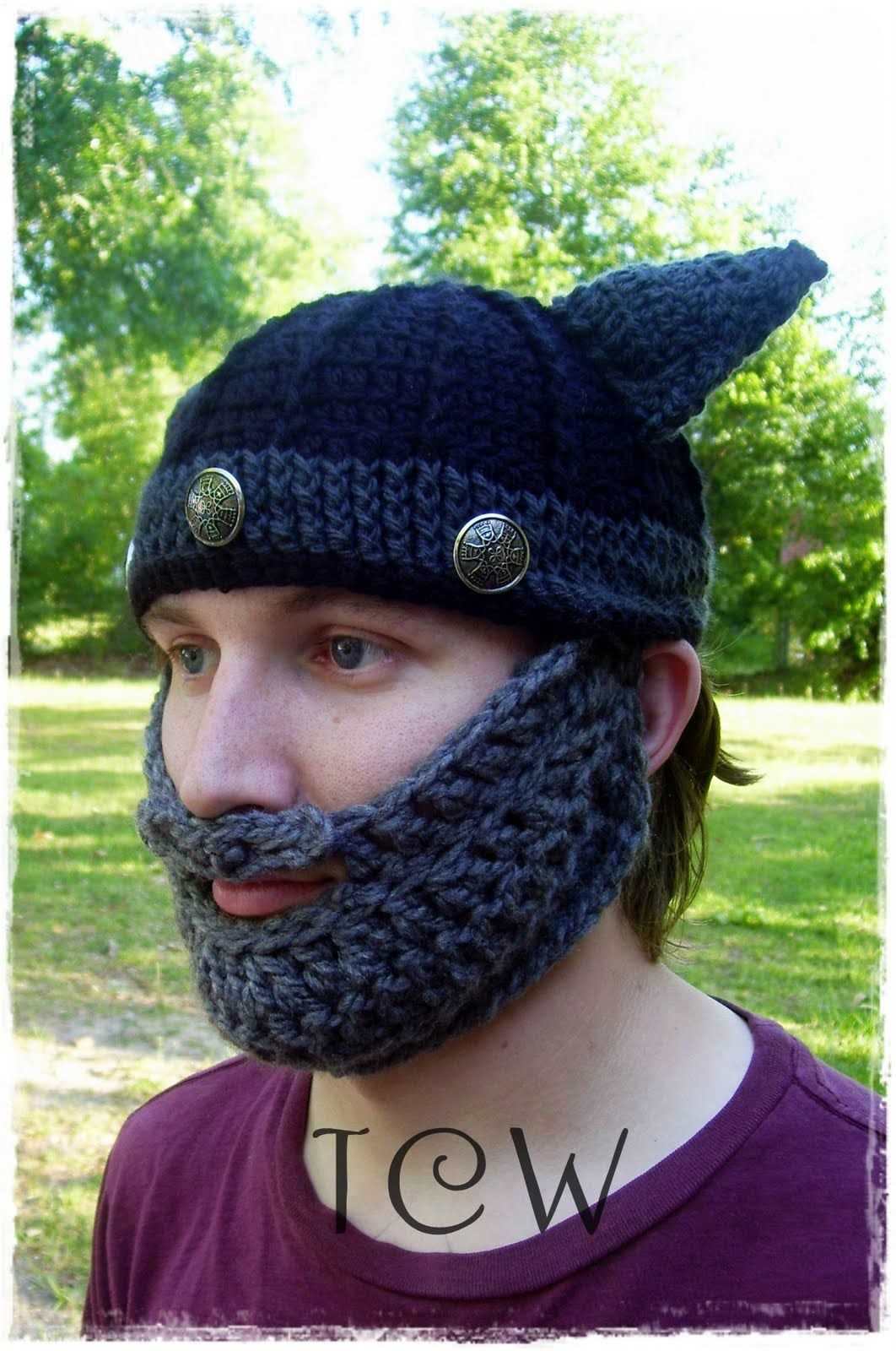 A DIY Guide to Making a Knitted Viking Hat and Beard Knitted viking hat and beard pattern