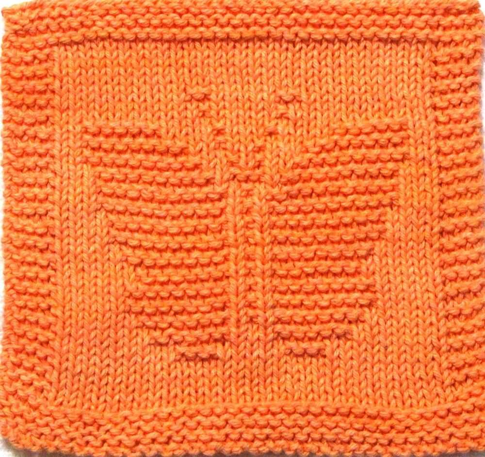 Dragonfly dishcloth knit pattern