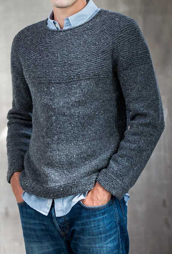 Mens pullover sweater knitting pattern free