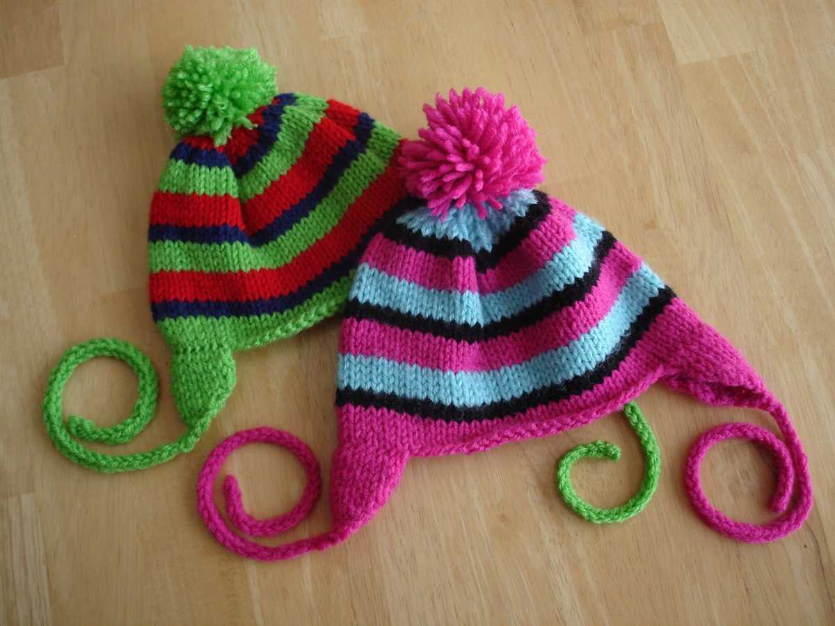 Free mini hat knitting pattern