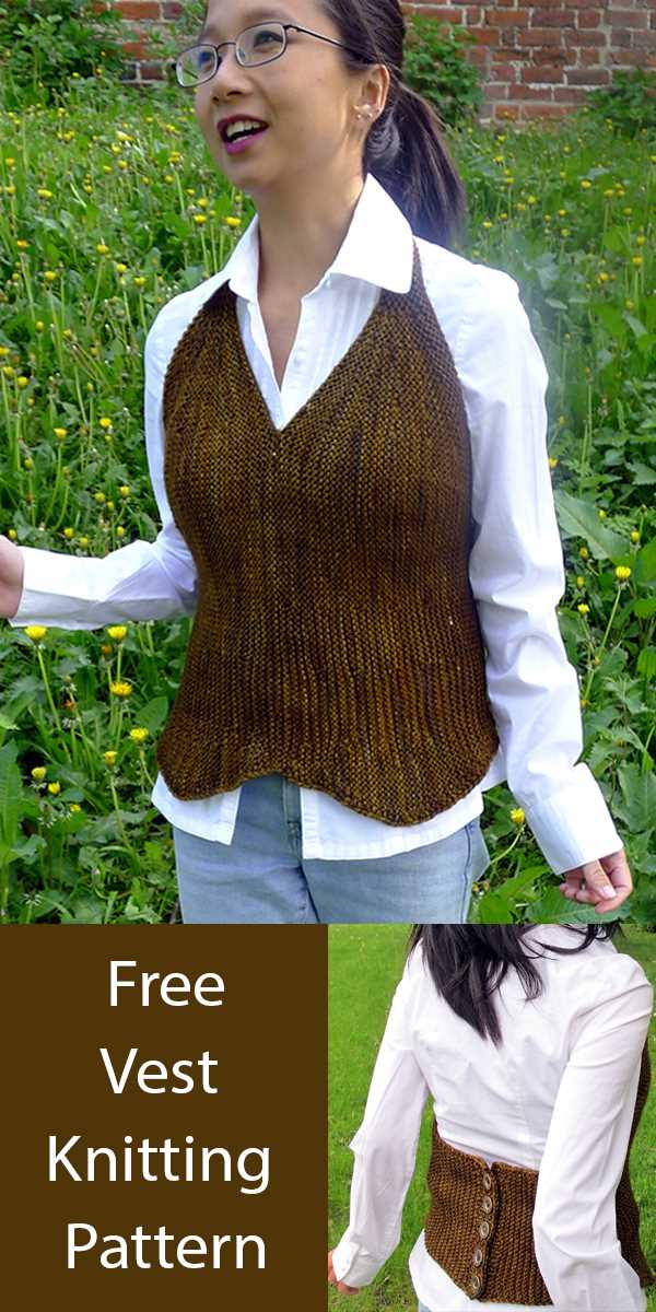 Free vest knitting pattern
