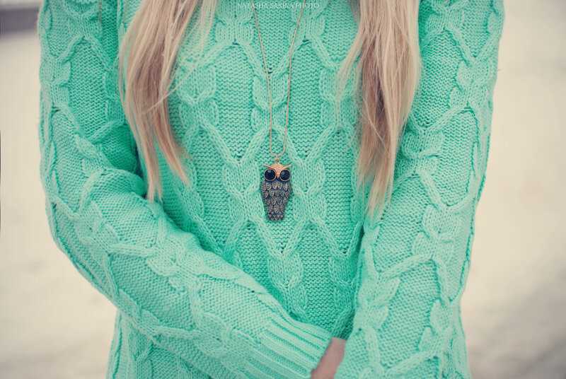 Fishtail knitting pattern