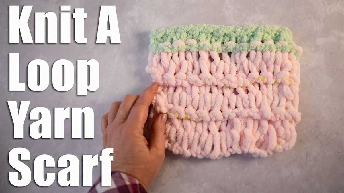 Knitting loop patterns