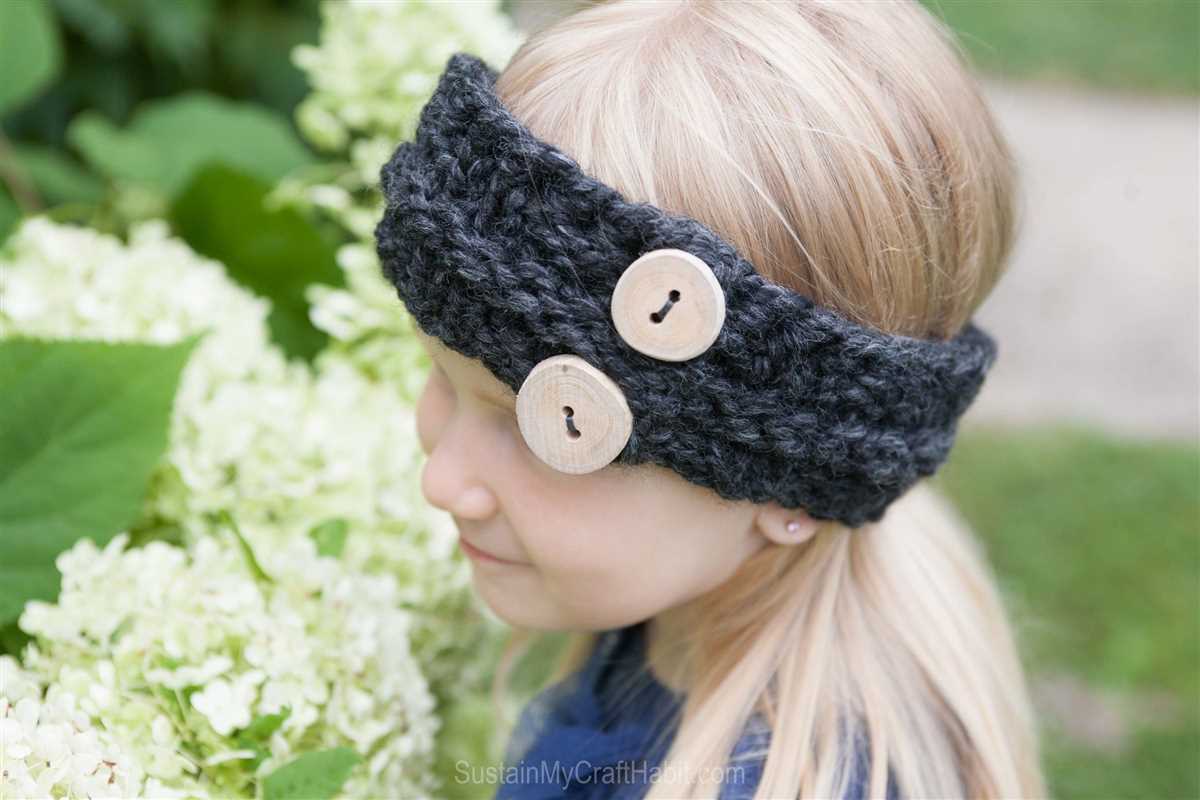 Knit winter headband pattern