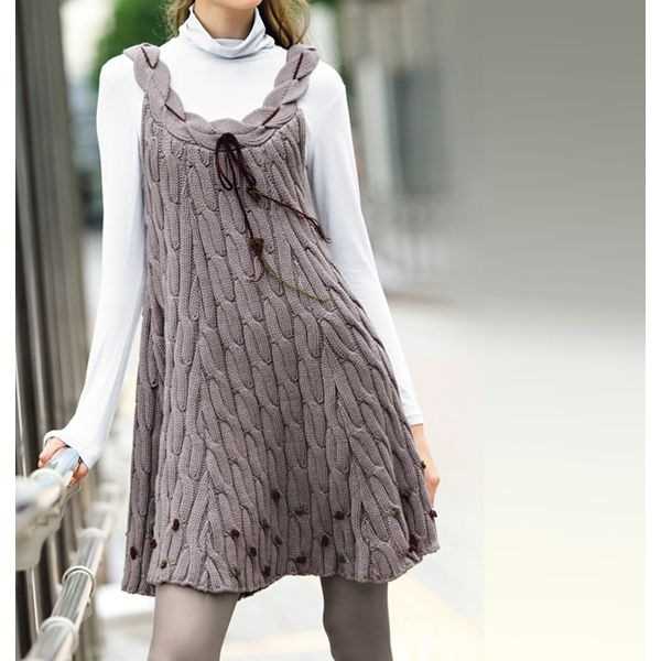 Knitted dressing gown pattern