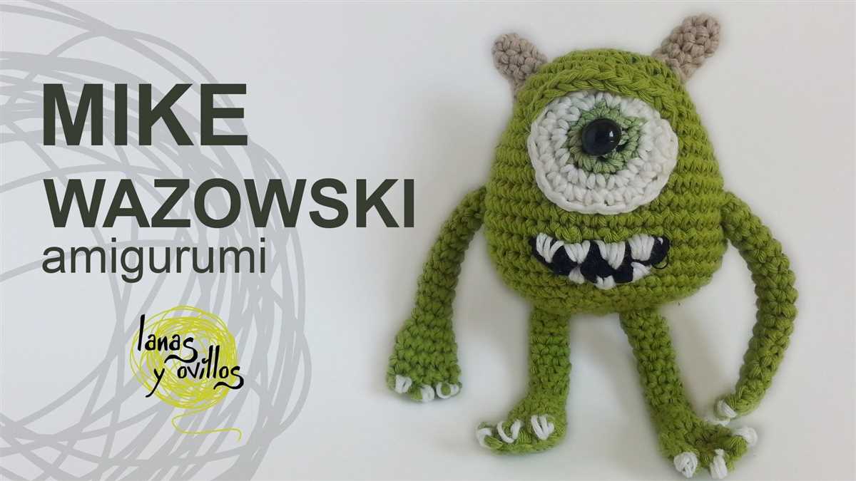 Knit Your Own Adorable Mike Wazowski with This Exclusive Pattern! Mike wazowski knitting pattern