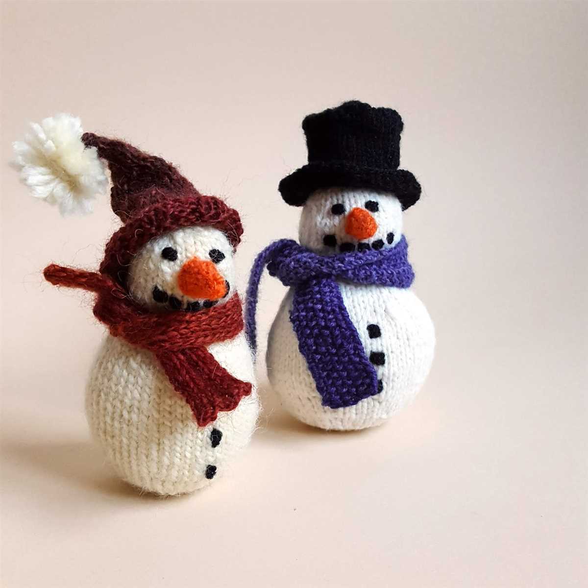 Easy snowman knitting pattern free