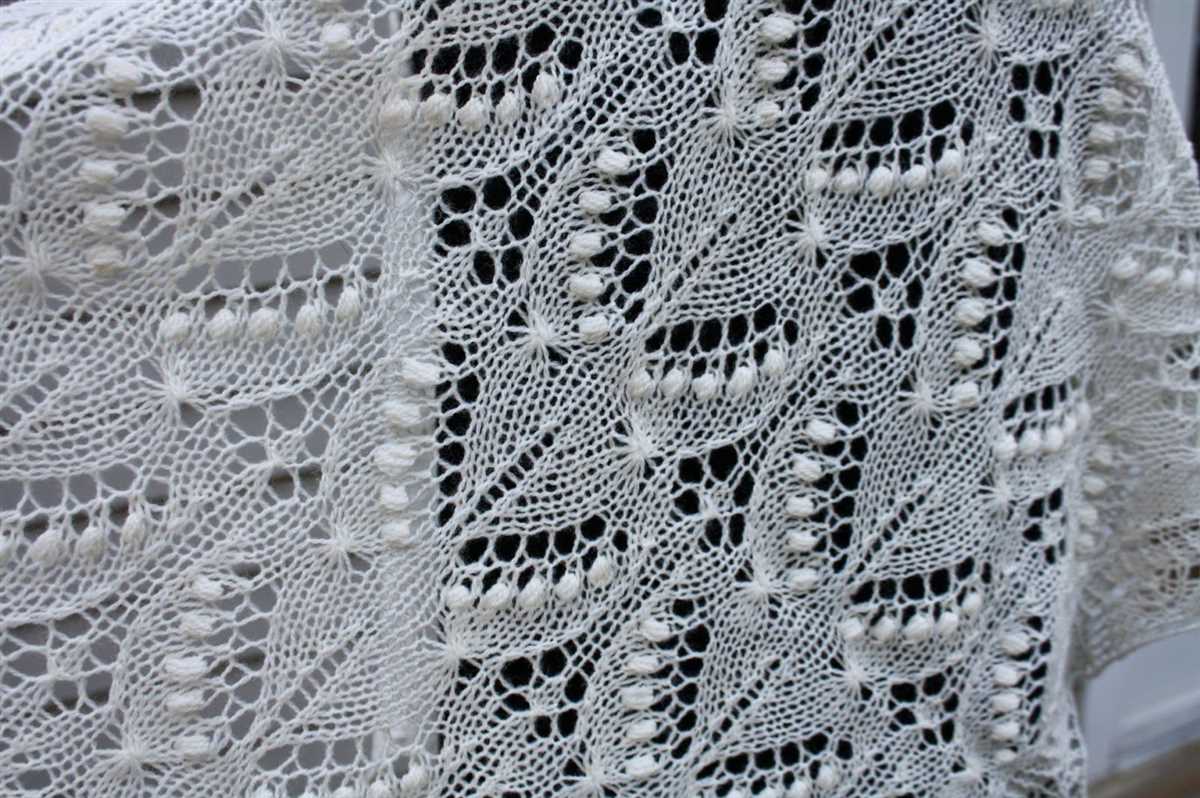 Gothic lace knitting pattern