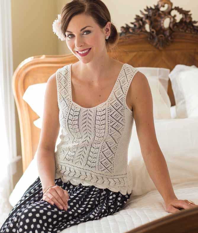 Knitting pattern for sleeveless top