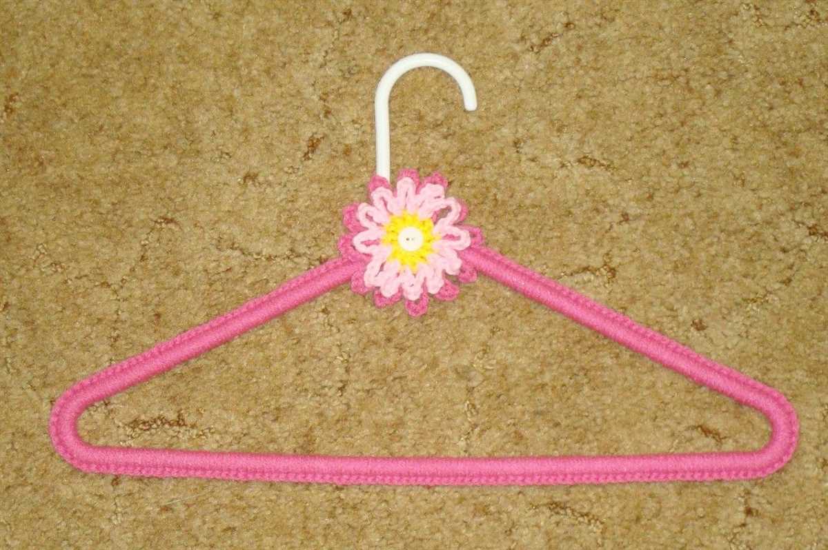 Knit hanger cover pattern